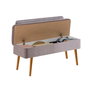 Hanah Home Vina 0701 - 4 - Atlantic, Grey Conjunto de Mesa Extensible y Sillas